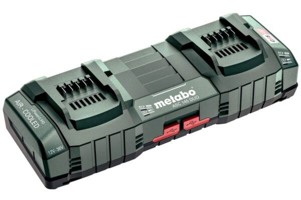 Metabo Ταχυφορτιστής ASC 145 DUO 12-36V “AIR COOLED” EU