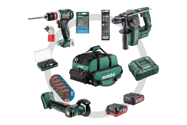 Metabo 12 V Combo Set Μπαταρίας 3.1.2 PowerMaxx BH 12 BL 16 + PowerMaxx BS 12 BL Q + PowerMaxx CC 12 BL