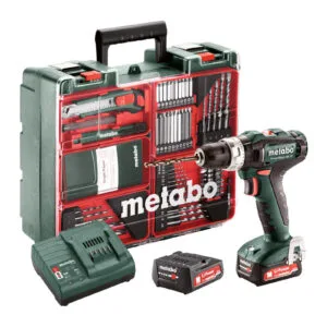 Metabo 12 Volt Cordless Impact Drill PowerMaxx SB 12 Set