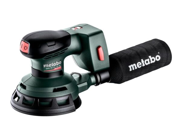 Metabo 18 Volt Τριβείο Χούφτας Μπαταρίας SXA 18 LTX 125 BL με 125 mm πέλμα λείανσης