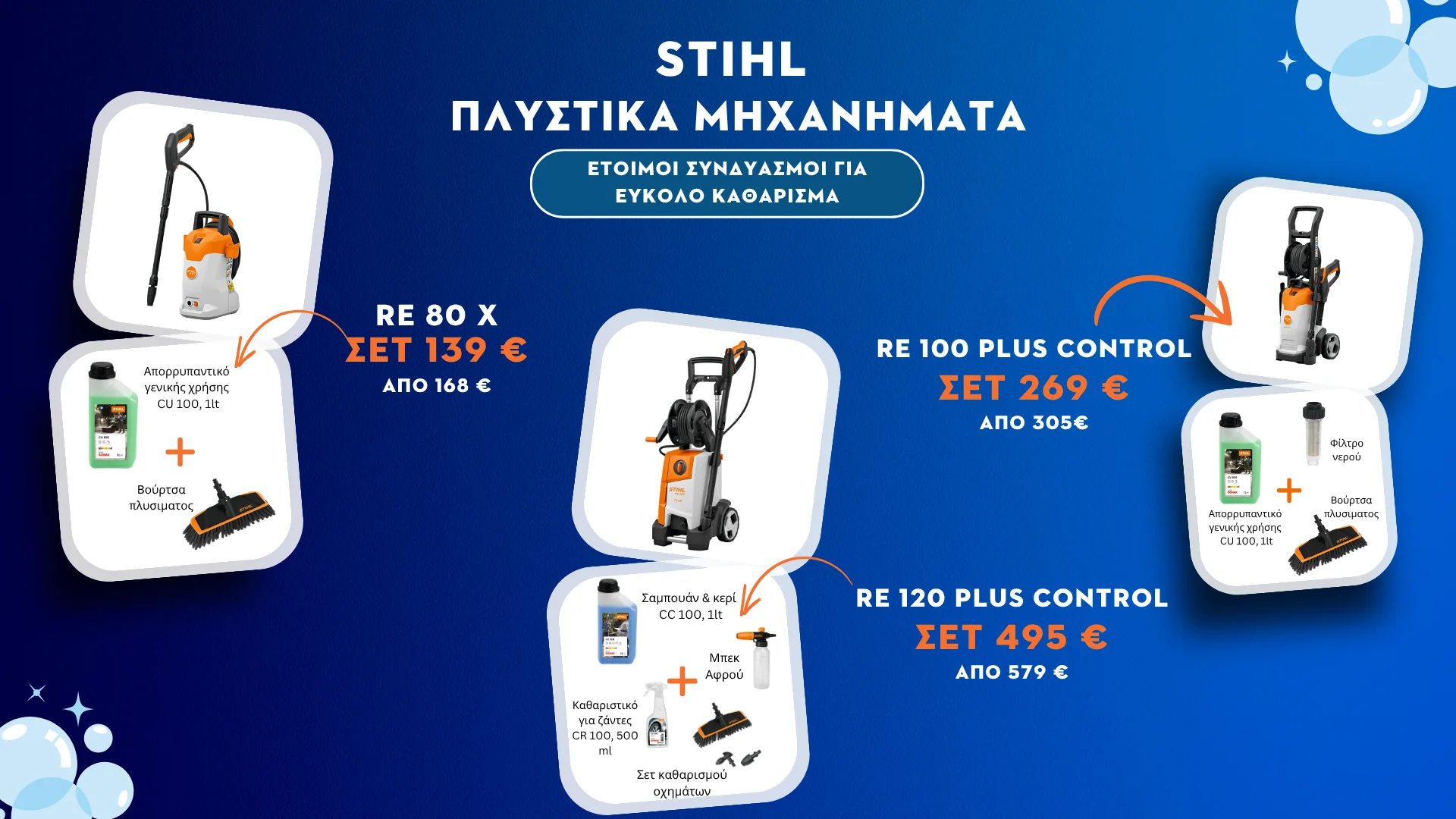 Πλυστικά Μηχανήματα Υψηλής Πίεσης STIHL